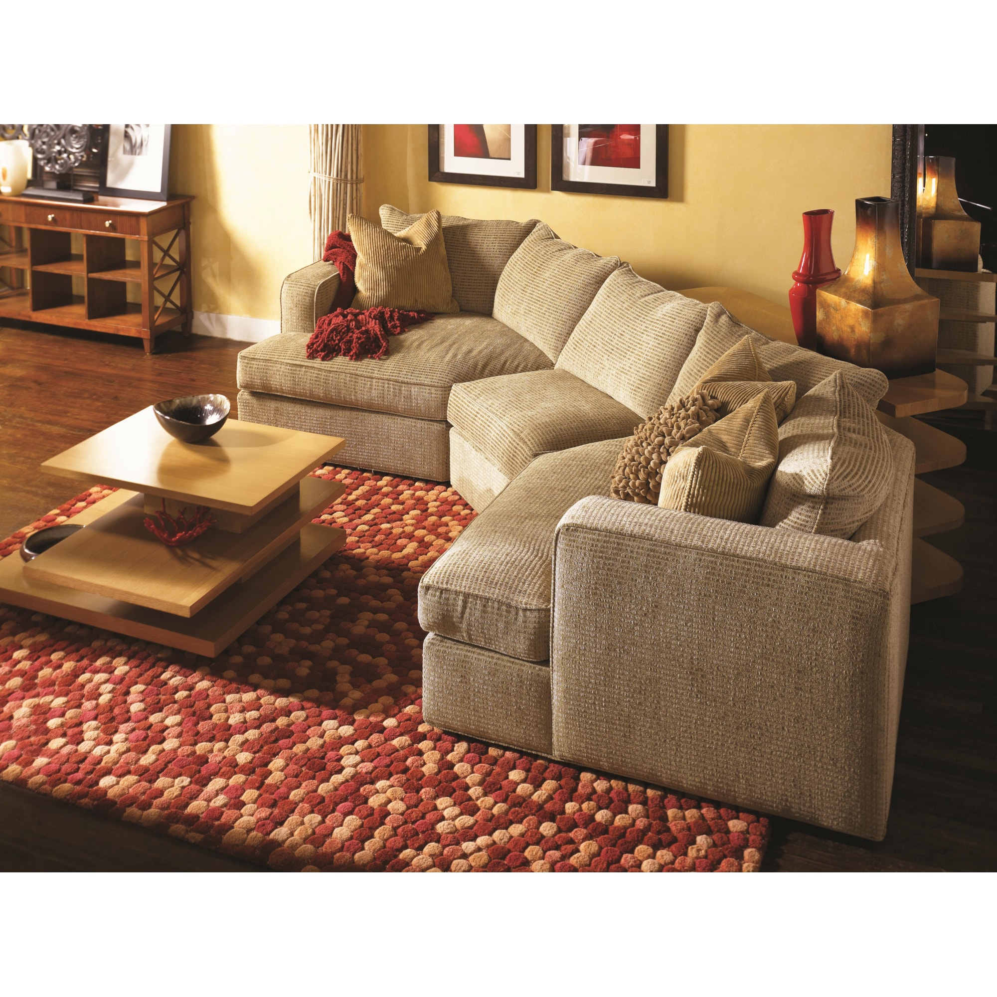 Norwalk Milford 944597+96+34 Sectional Sofa with 2 End Angle Chaises